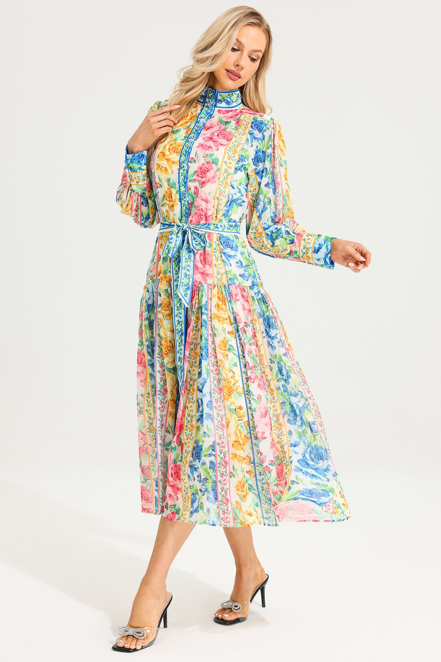 Fleur™ - Floral Maxi Dress