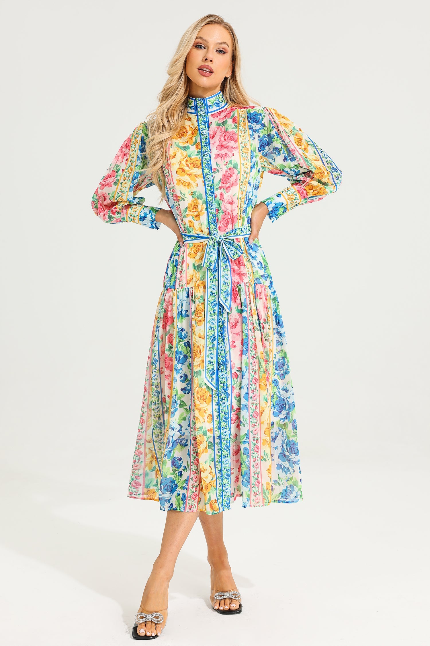 Fleur™ - Floral Maxi Dress