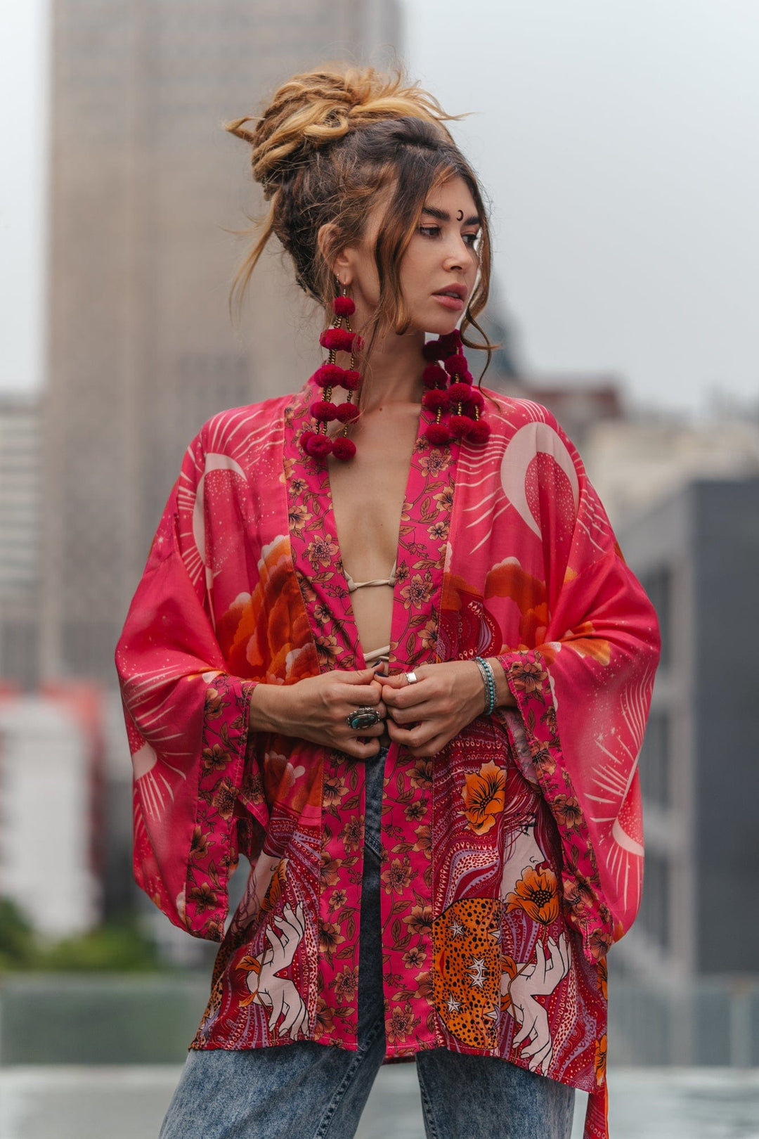 LunaBloom™ Kimono - Til Je Kledingstijl Naar Een Goddelijk Niveau!